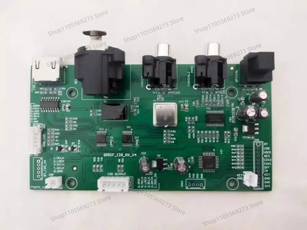 Microphone Module - โมดูลอินพุตดิจิตอลแบบหลายรูปแบบ I2S โคแอกเชียลไฟเบอร์ออปติก AES แผงวงจรรับสัญญาณ
