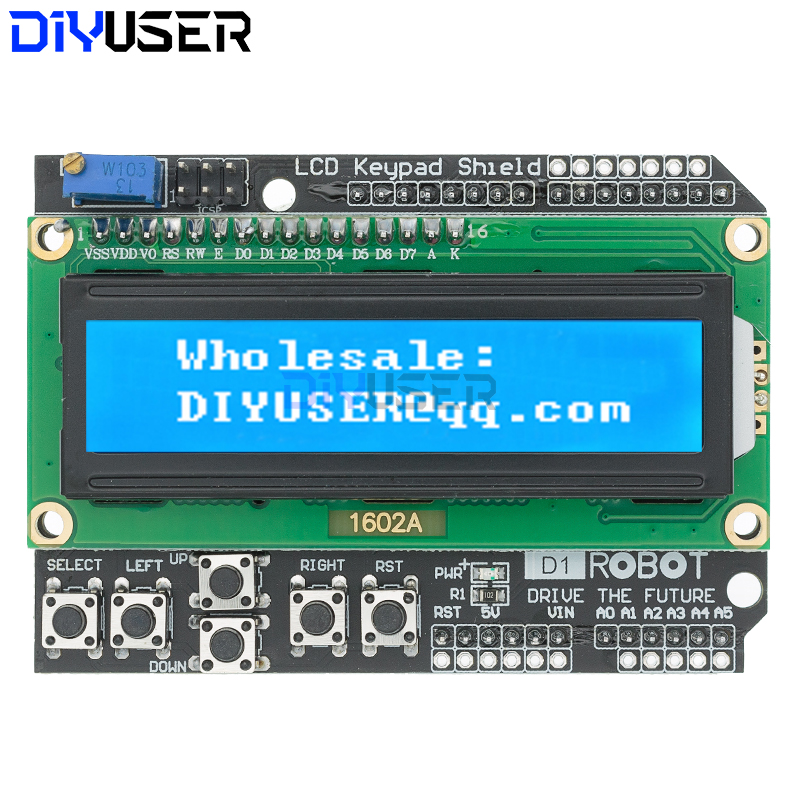 DIYUSER 1602 ชุดแผงปุ่มกด LCD  - Lcd 1602 บทวิจารณ์และราคา