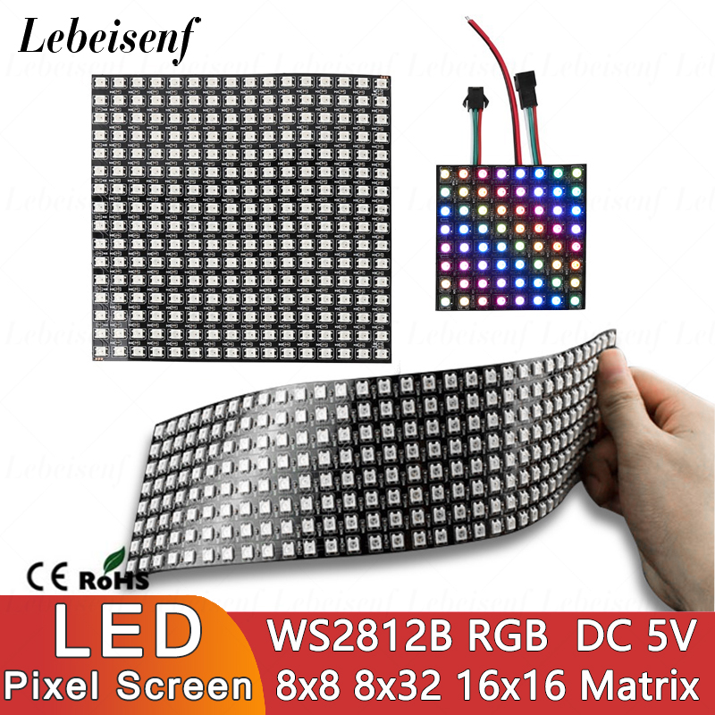 หน้าจอ LED ดิจิตอลพิกเซล WS281 - Pir Motion Sensor บทวิจารณ์และราคา