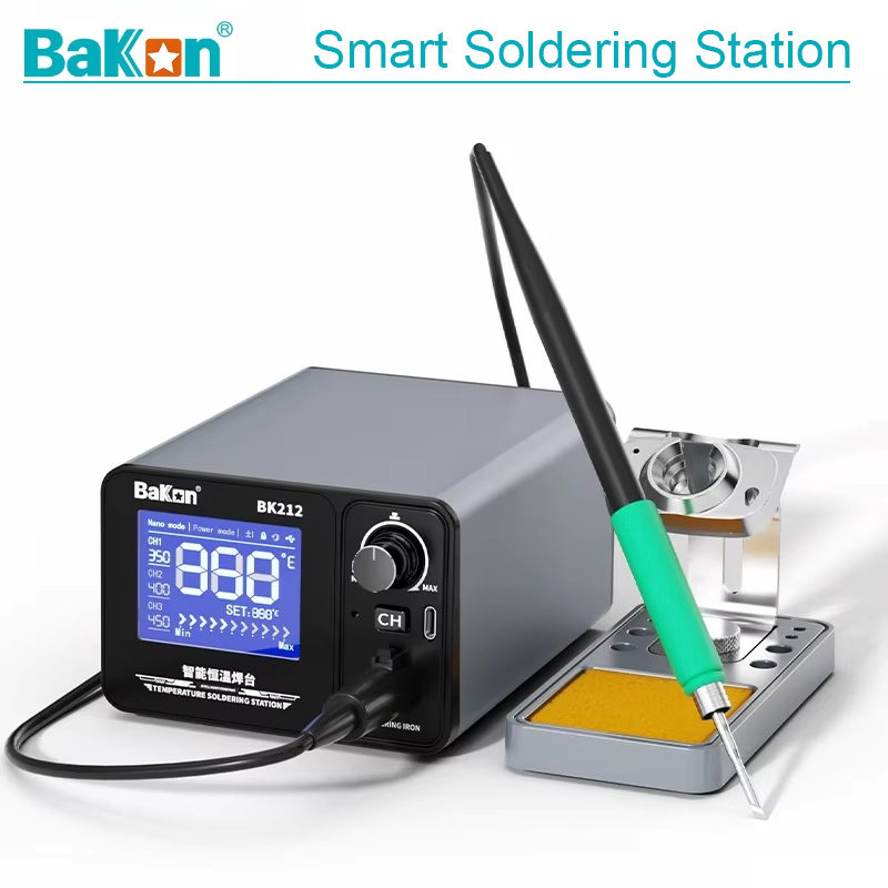 Soldering Iron Temperature Probe - สถานีบัดกรีอัจฉริยะ Bakon BK212 180W, 100-480 °