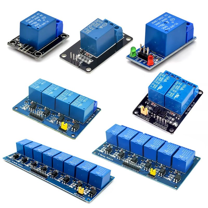 โมดูลรีเลย์ 5V 1 2 4 6 8 ช่อง  - Relay Module 4 Channel บทวิจารณ์และราคา