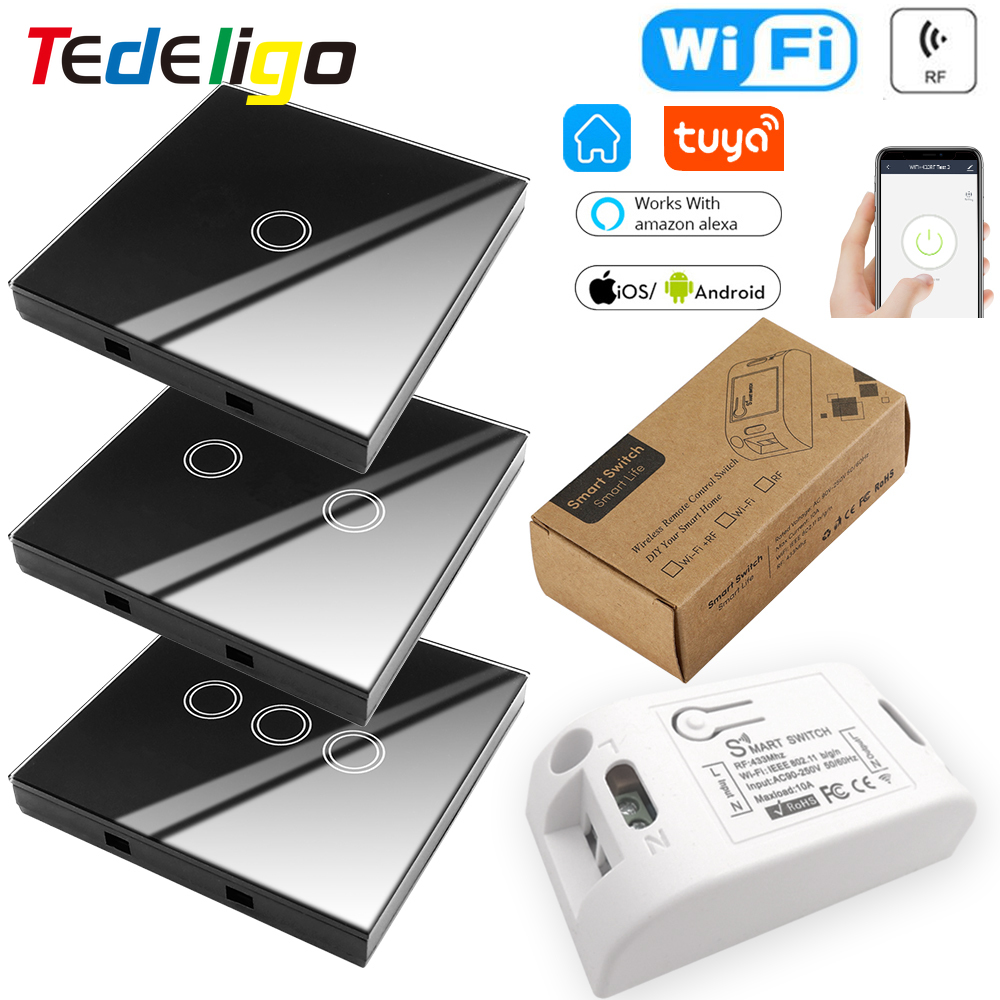 สวิตช์ไฟติดผนังแบบสัมผัส WiFi - Relay Module 1 Channel บทวิจารณ์และราคา