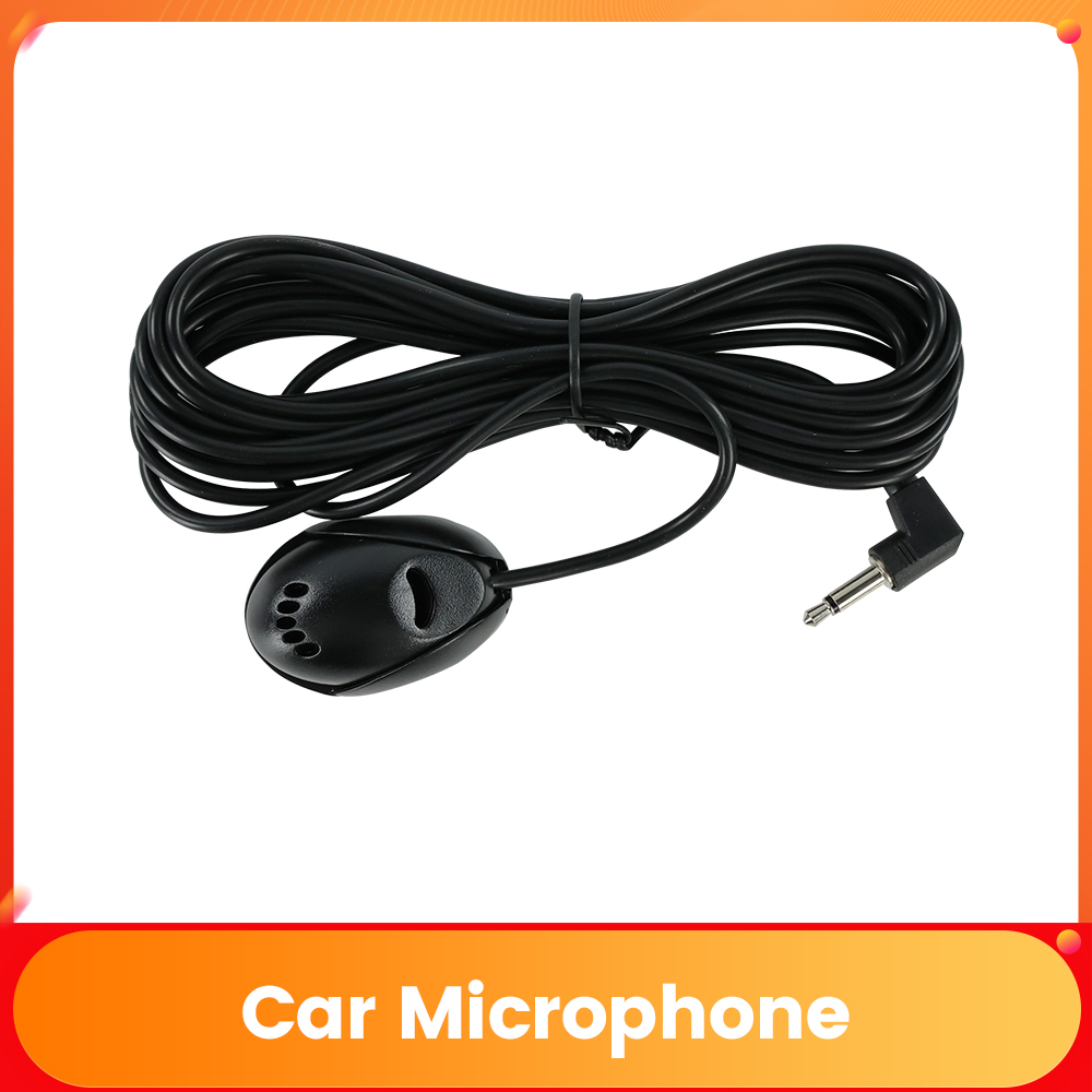 Microphone Module - ไมโครโฟนสำหรับวิทยุติดรถยนต์ระบบแอนดรอยด์ 3M สำหรับเครื่องเสียงติดรถยนต์ รองรับวิทยุสเตอริโอ DVD ช่องเสียบไมโครโฟนภายนอกขนาด