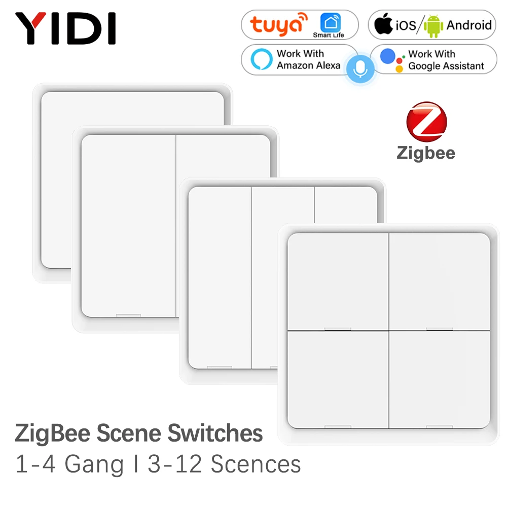 ZigBee ไร้สาย4 Gang 12 Scene ส - Relay Module 1 Channel บทวิจารณ์และราคา