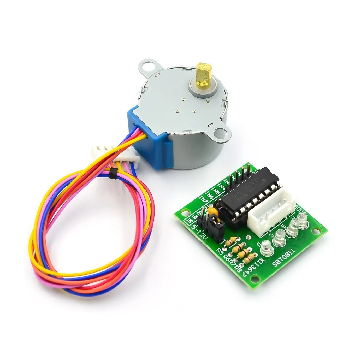 ชุดมอเตอร์สเต็ปเปอร์ 5V 28BYJ- - Stepper Motor 28Byj บทวิจารณ์และราคา