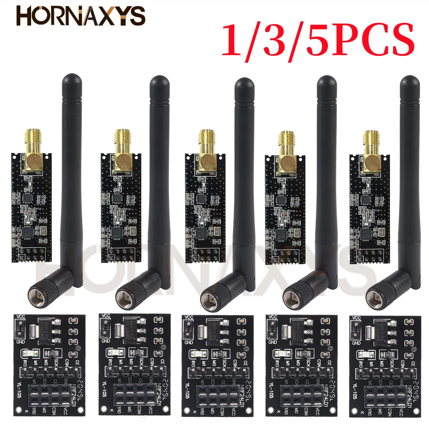 5 Uds NRF24L01 + PA + LNA Tran - Nrf24L01 บทวิจารณ์และราคา