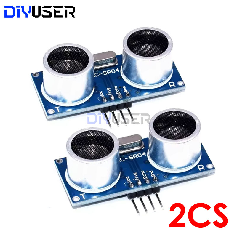 DIYUSER 2 ชิ้นโมดูลอัลตราโซนิก - Ultrasonic Sensor Hc-Sr04 บทวิจารณ์และราคา