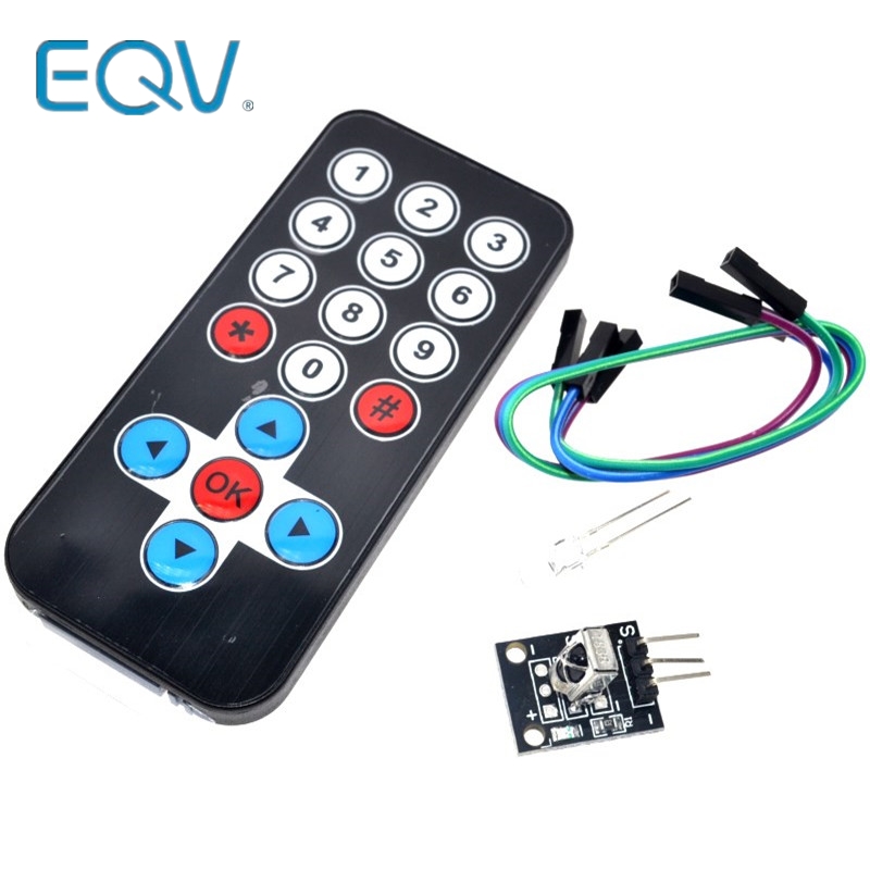Ir Remote Module - 1LOT อินฟราเรด IR ไร้สายรีโมทคอนโทรลโมดูลชุด DIY ชุด