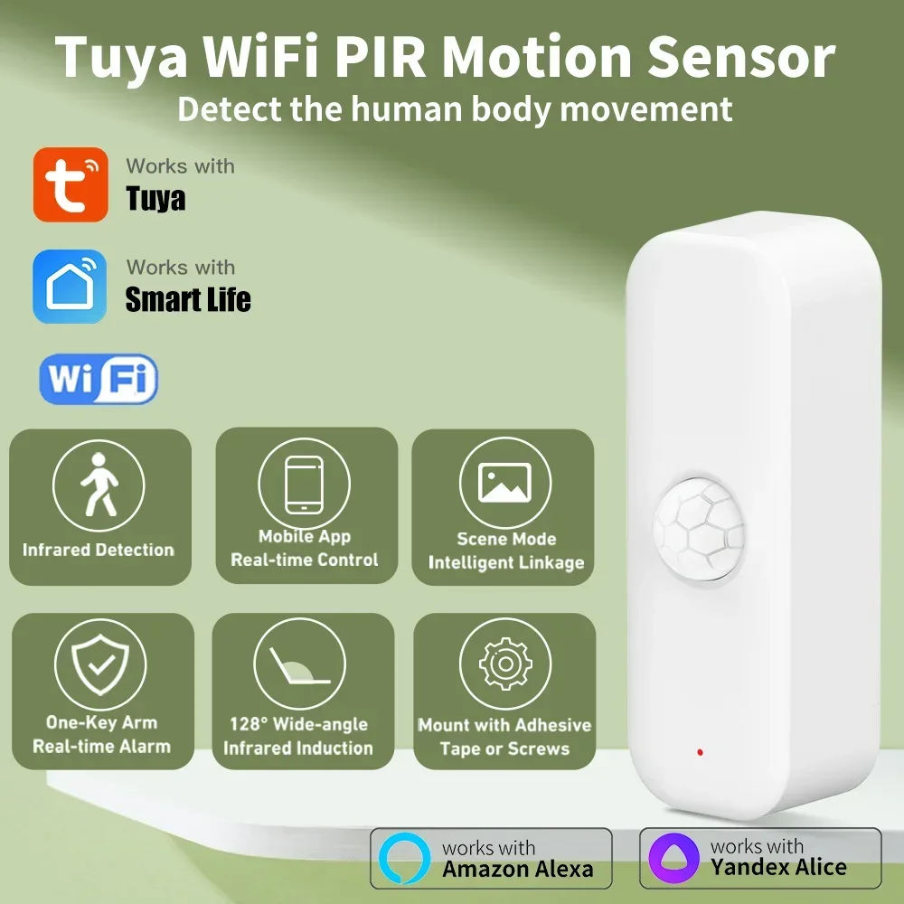 Tuya WiFI Motion Sensor PIR สม - Microphone Module บทวิจารณ์และราคา