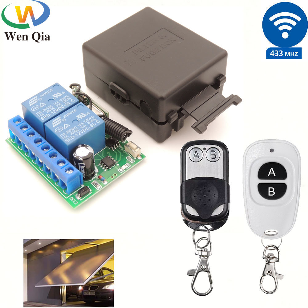 433MHz 12V ไร้สายโรงรถประตู/มอ - Relay Module 1 Channel บทวิจารณ์และราคา