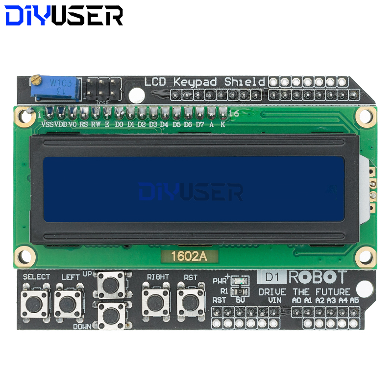 DIYUSER 1602 ชุดแผงปุ่มกด LCD  - Lcd 1602 บทวิจารณ์และราคา