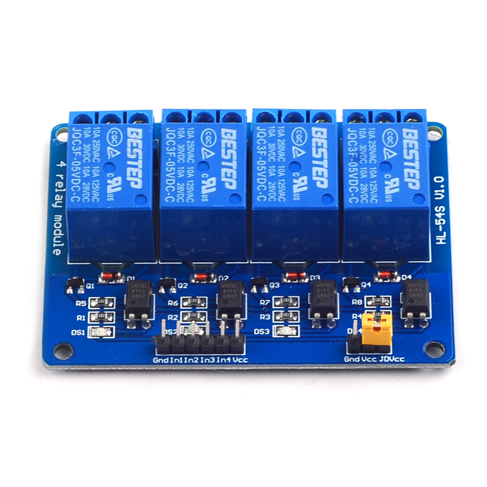 5V 4 ช่องโมดูลรีเลย์ 4 ช่องรีเ - Relay Module 4 Channel บทวิจารณ์และราคา