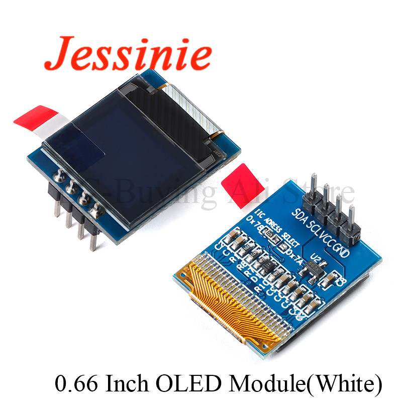 0.66 นิ้ว OLED จอแสดงผล LCD โม - Ssd1306 บทวิจารณ์และราคา