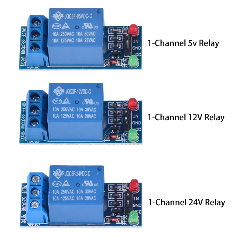 โมดูลรีเลย์ DC 5V 12V 24V 1 2  - Relay Module 4 Channel บทวิจารณ์และราคา