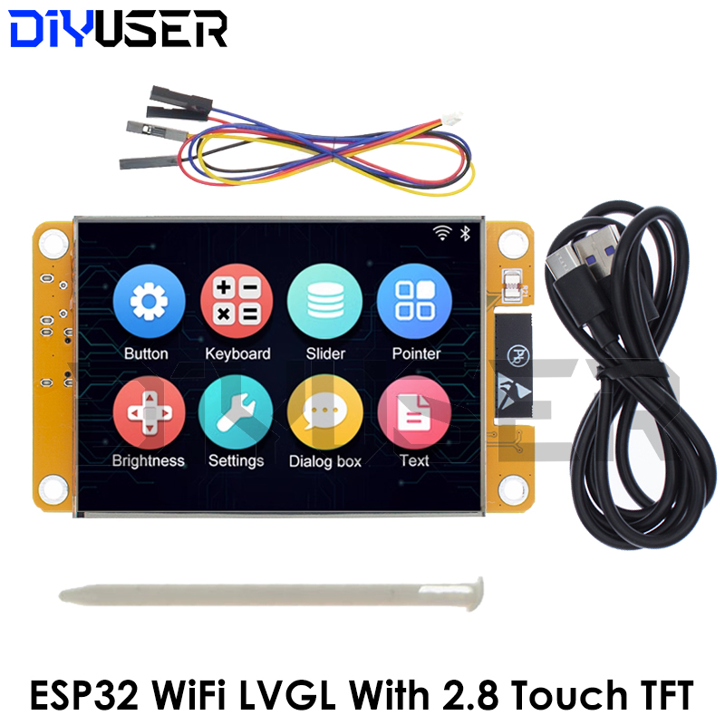 บอร์ดพัฒนา ESP32 LVGL พร้อม WI - Tft Display 2.4 บทวิจารณ์และราคา