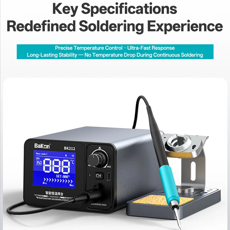 สถานีบัดกรีอัจฉริยะ Bakon BK21 - Soldering Iron Temperature Probe บทวิจารณ์และราคา