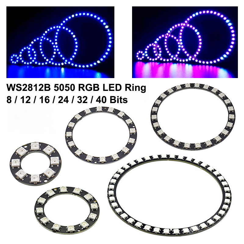 หลอดไฟ LED อัจฉริยะ SMD5050 RG - Ws2812B บทวิจารณ์และราคา
