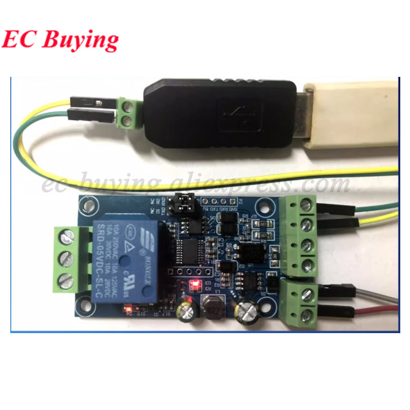 โมดูลรีเลย์ Modbus RTU 1 2 4 ช - Relay Module 4 Channel บทวิจารณ์และราคา