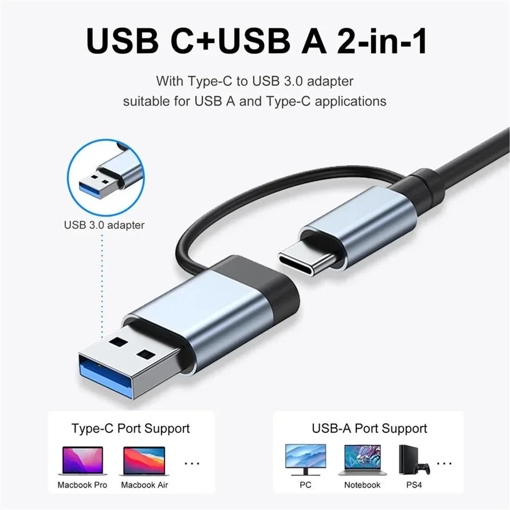 ประเภท C ฮับ USB Splitter 8 ใน - Sd Card Module บทวิจารณ์และราคา