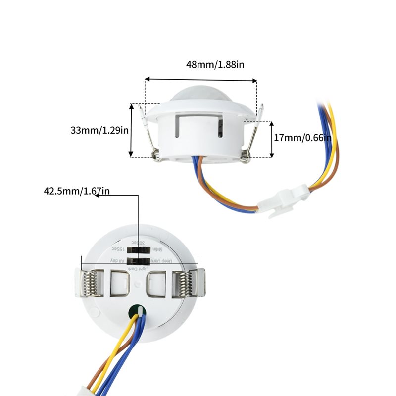 สวิตช์เซ็นเซอร์ตรวจจับความเคลื - Pir Motion Sensor บทวิจารณ์และราคา