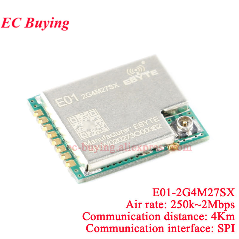 10 ชิ้น/1 ชิ้น E01-2G4M27SX ML - Nrf24L01 บทวิจารณ์และราคา