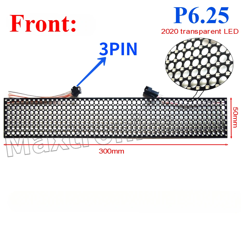 WS2812B LEDโปร่งใสหน้าจอสีRGB  - Ws2812B บทวิจารณ์และราคา