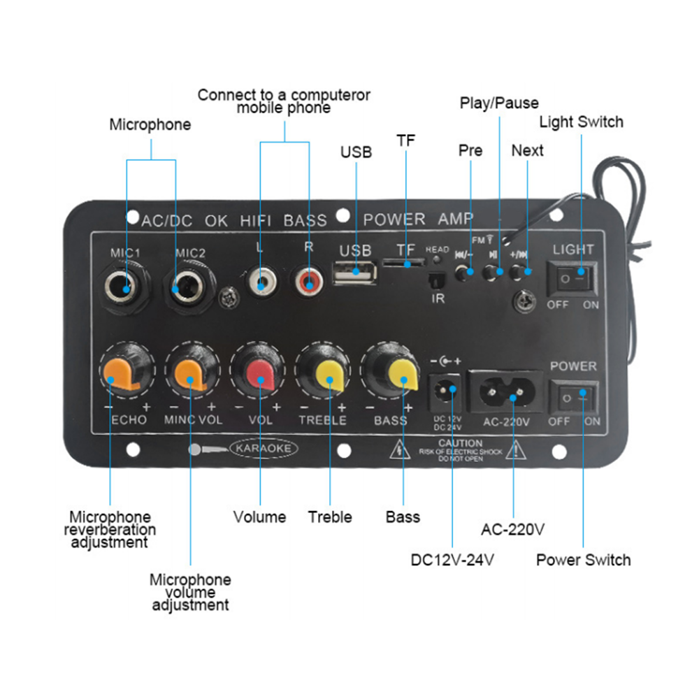 บอร์ดแอมพลิฟายเออร์บลูทูธดิจิต - Microphone Module บทวิจารณ์และราคา