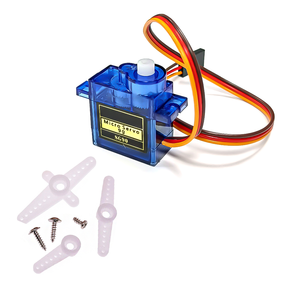 ไมโครเซอร์โว 9 กรัม 180 องศา ° - Servo Sg90 บทวิจารณ์และราคา