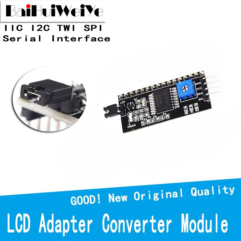 IIC I2C TWI SPI Serial บอร์ดอิ - Lcd 1602 บทวิจารณ์และราคา