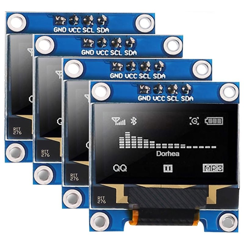 A37T-4Pcs 0.96 นิ้วโมดูลจอแสดง - Ssd1306 บทวิจารณ์และราคา