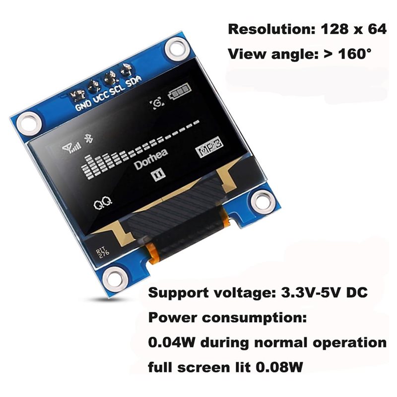 A37T-4Pcs 0.96 นิ้วโมดูลจอแสดง - Ssd1306 บทวิจารณ์และราคา