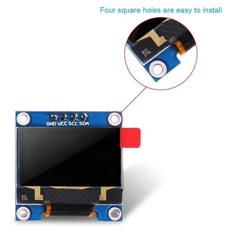 A37T-4Pcs 0.96 นิ้วโมดูลจอแสดง - Ssd1306 บทวิจารณ์และราคา