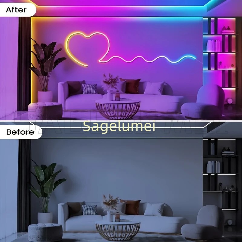 ไฟ LED แบบเส้นกลม 360 Glow RGB - Ws2812B บทวิจารณ์และราคา
