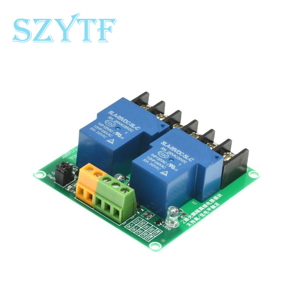 โมดูลรีเลย์ 1 2 4 8 ช่อง 30A พ - Relay Module 4 Channel บทวิจารณ์และราคา