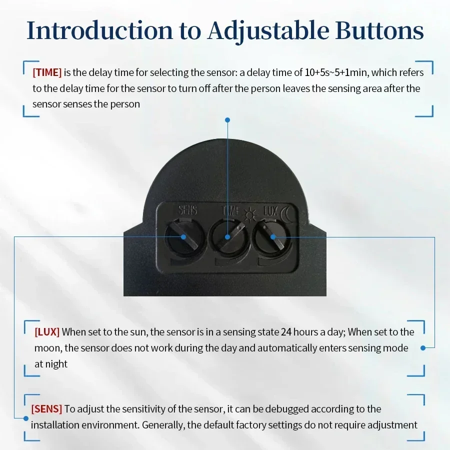 12V PIR Motion Sensor 110-240V - Pir Motion Sensor บทวิจารณ์และราคา