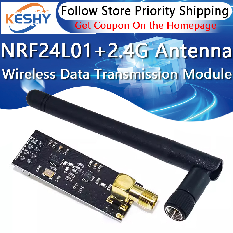 NRF24L01 + 2.4G ข้อมูลไร้สายโม - Nrf24L01 บทวิจารณ์และราคา